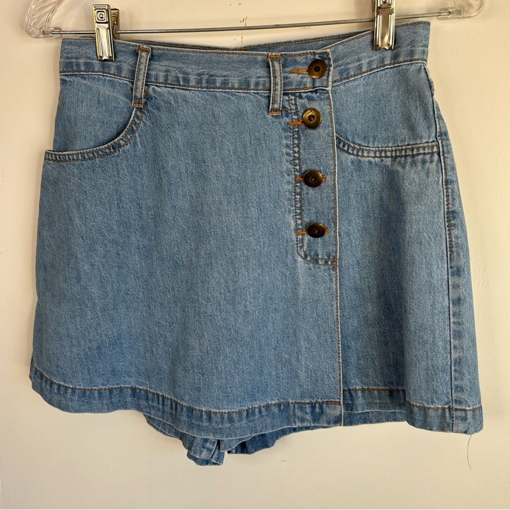 BOUTIQUE Y2K Denim Jean Chambray Skorts